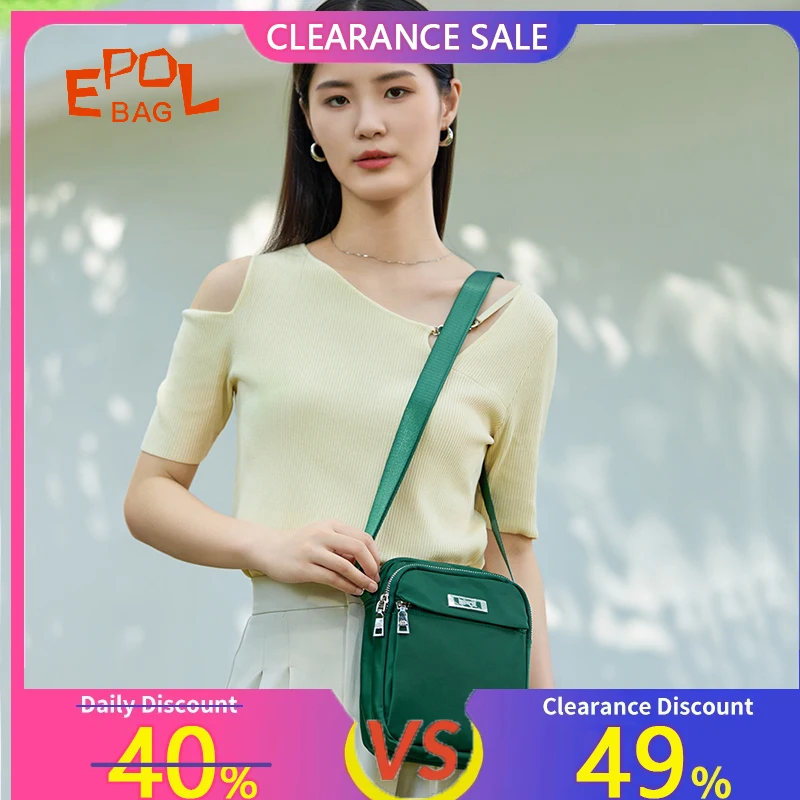 

EPOL Shoulder Bags for Women 2025 Trend Fashion Nylon Travel Casual Small Crossbody Bags Oxford Waterproof Female Bags 6026-03