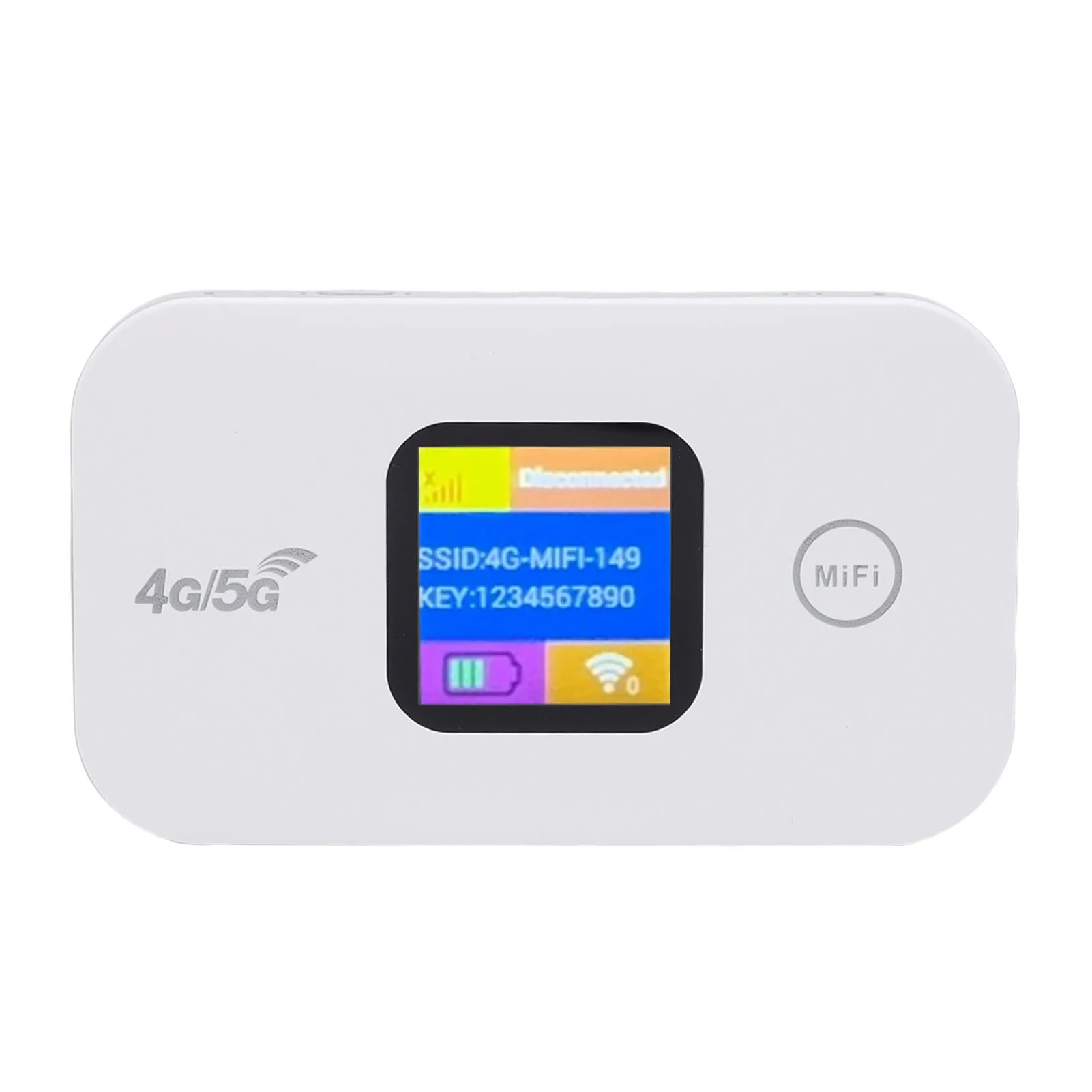 

300Mbps 4G Mobile Hotspot LED Display Portable SIM Slot Connect Up to 10 Devices Portable WiFi Hotspot for Camping Travel