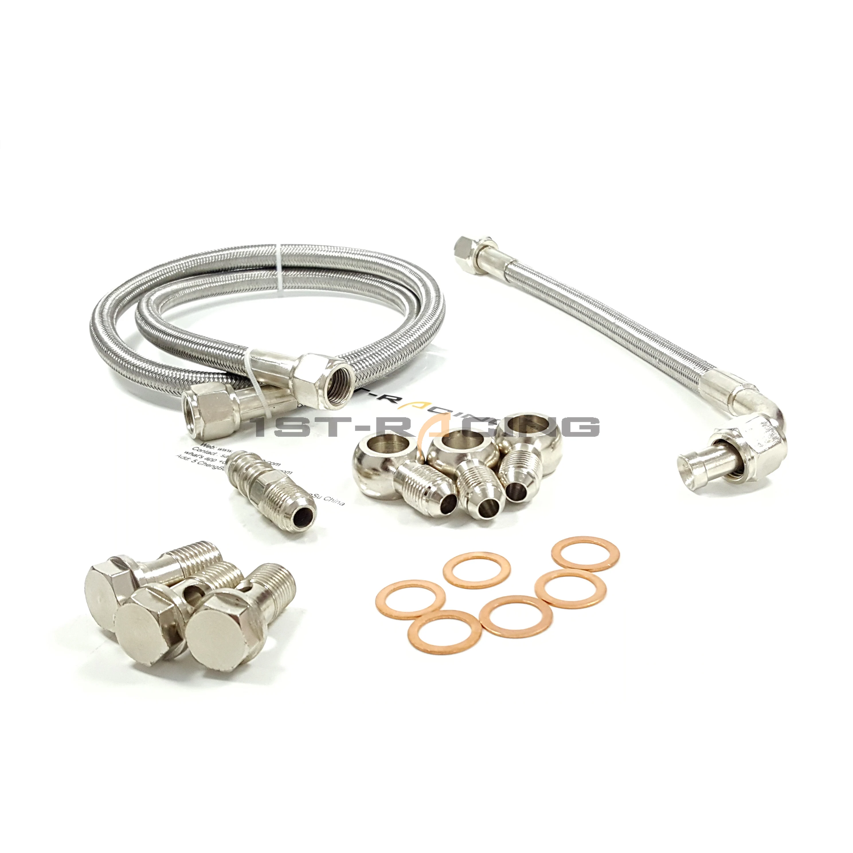 K04-020 K04-022 K04-023 Turbo Water Feed & Return Line Kit FOR AUDI TT S3 1.8T 225/210HP BAM BFV AMK APX