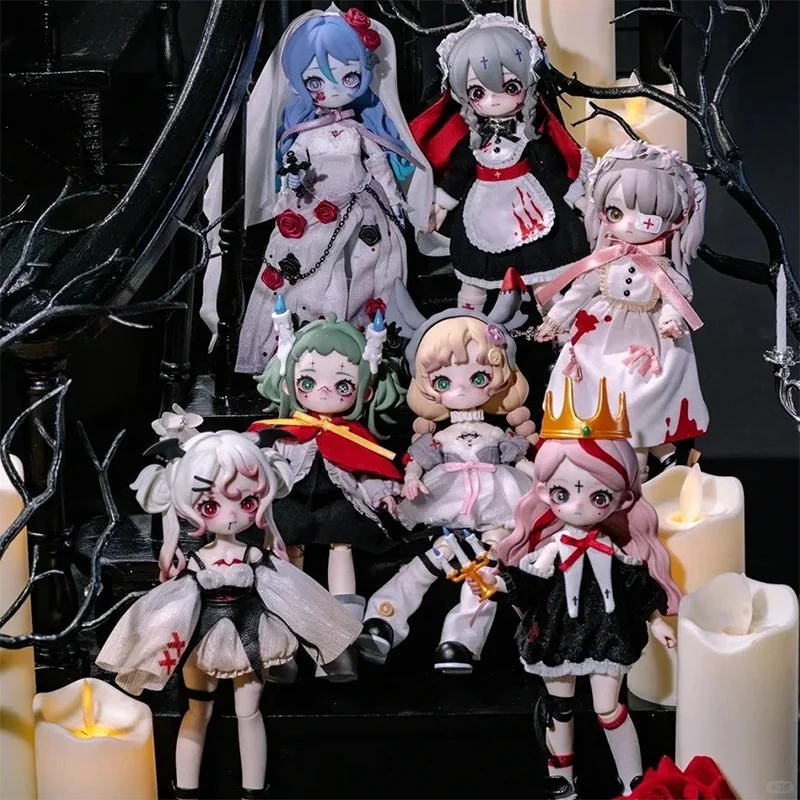 Nyssa Blind Box Gothic Nightmare Series Bjd Mysterious Box Poseable Doll Trendy Toy Birthday Gift For Girl Cute Model Cool Doll view 2