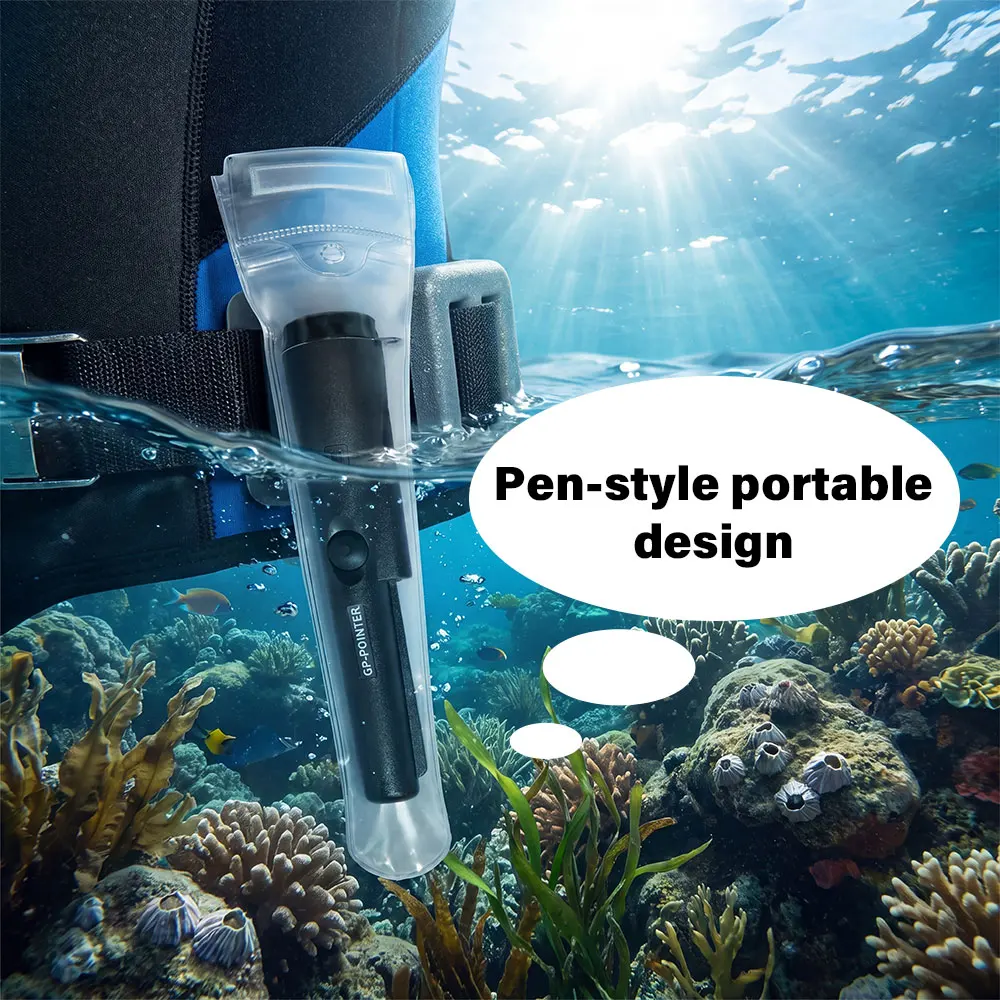Wasserdichter Pinpointer GP-Pointer Handgehaltener Metalldetektor Positionierungsstab Schatzsuchgerät Mit Armband LED-Licht – Detail 32