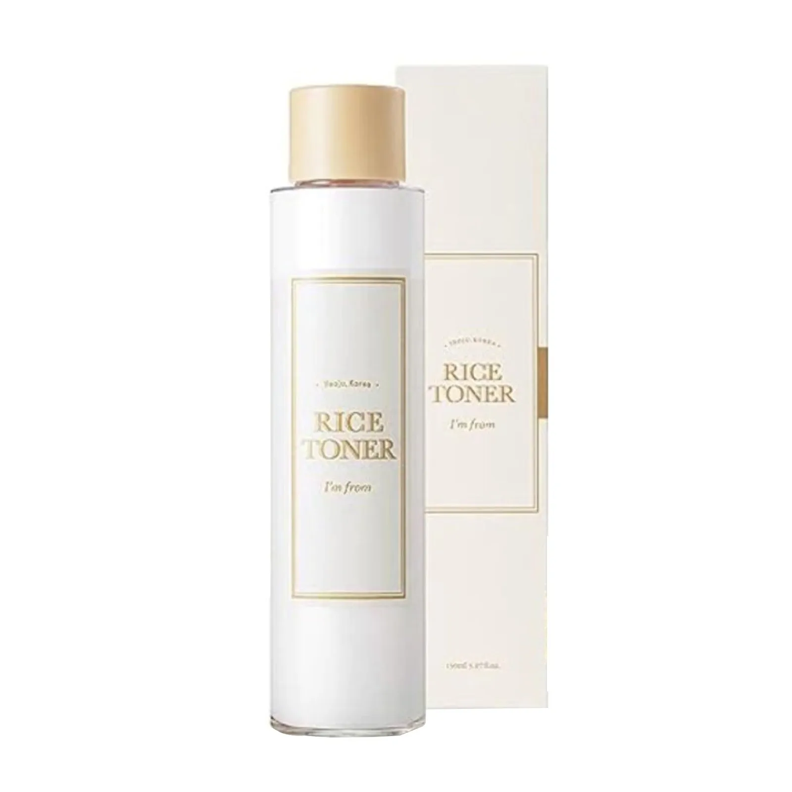 Rice Toner, 77.78% Rice Extract, Glow With Niacinamide, Hydrating For Dry Skin, Vegan, Beauty Toner, 5.07 Fl Oz/150ml