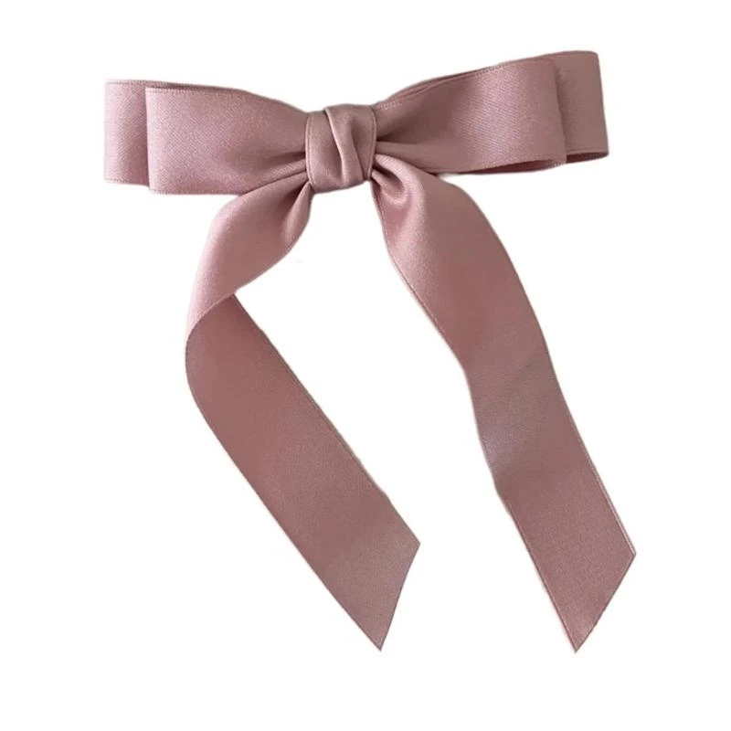 

Bowknot Spring Hairpin Hair Clip Elegant Hairpin for Girl Birthday Gift 15UB