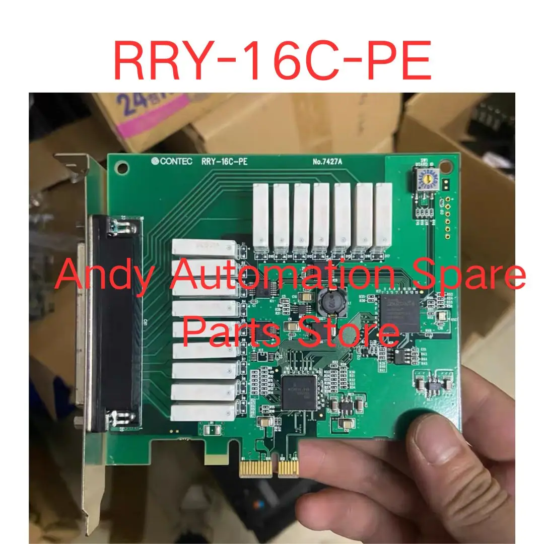 Second-hand RRY-16C-PE resolution contact output PCIE x1 interface Fast Shipping