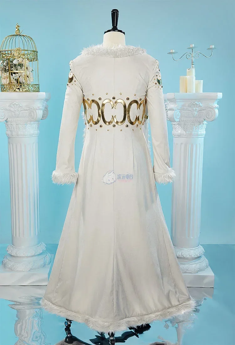 Anime One Piece Nico Robin Miss Allsunday Cosplay Costumes Women Sexy Leather Top Skirt Coat Hat Suit Halloween Carnival Uniform