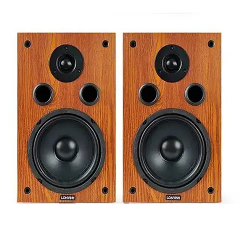 200W 6.5 인치 데스크탑 양방향 스피커 고출력 HiFi 오디오 스피커 패시브 책장 서라운드 홈 시어터 스피커 사운드 박스