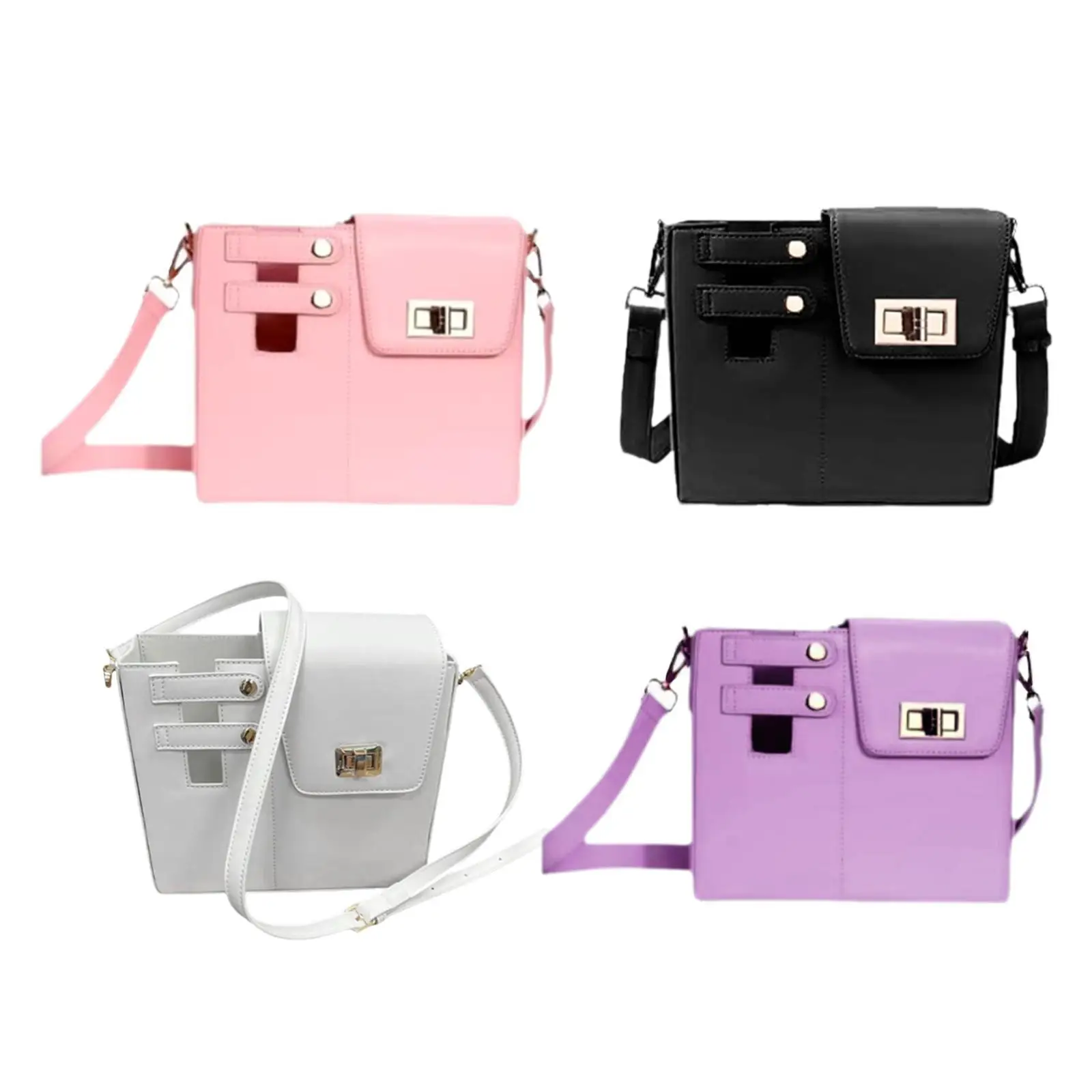 Crossbody Water Cup Storage Bag Stylish Purse Bag for Street Travel Shopping