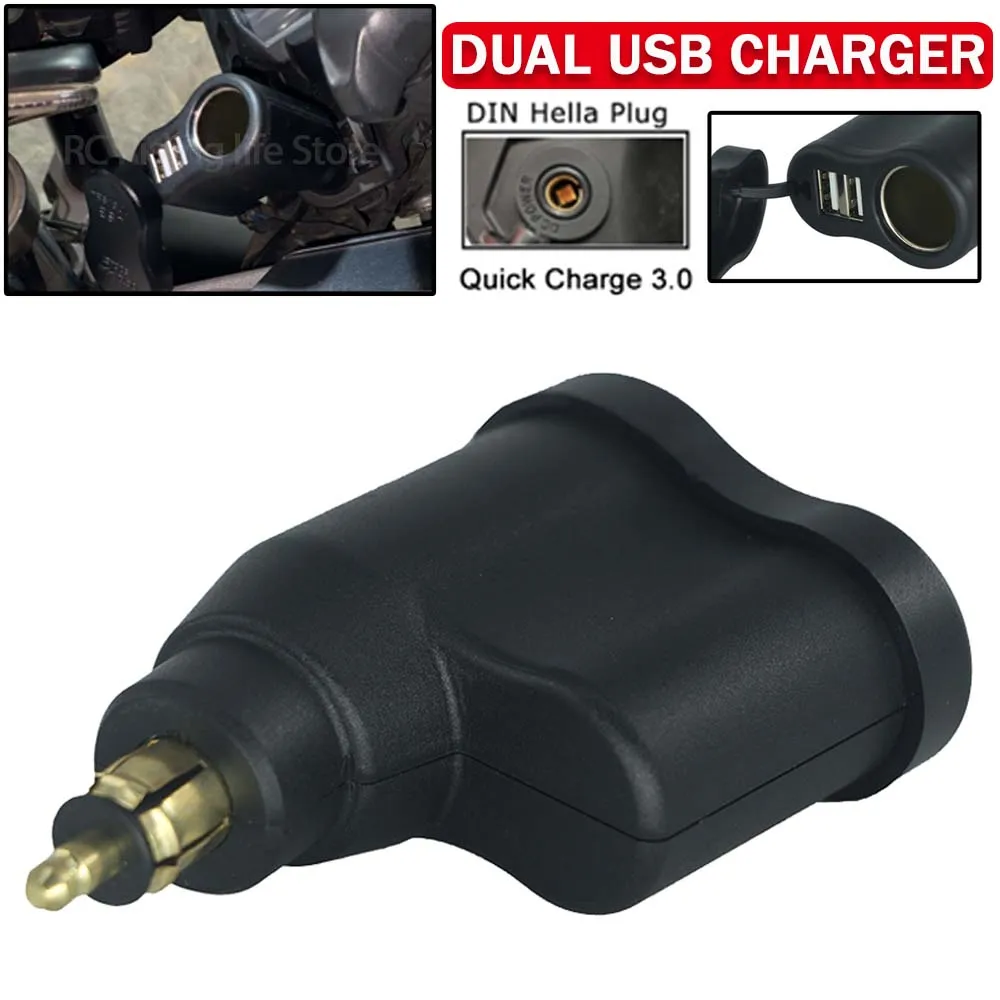 

Водонепроницаемое зарядное устройство с двумя USB-портами для мотоциклов, BMW R1200GS, K1300GT, R1100, R1150, RT, F850GS