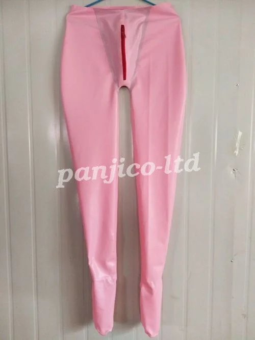 

Latex Gummi Rubber Handsome Sexy Man Pink Pants Trousers with Sheath Fetish XS-XXL