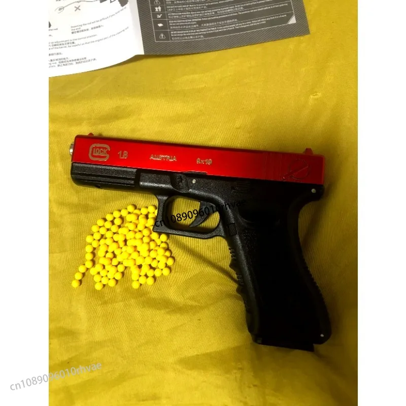 New toy gun Hand Gezheng Locke G18 Empty Pull Warehouse 3 hook Machine Shooting Toy Gun Quick-release Boy's Gift