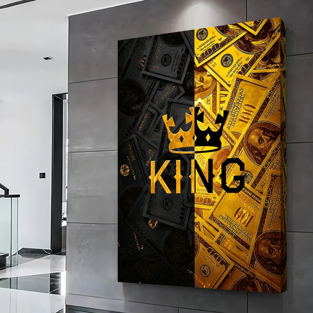 الملك المال المشارك تخصيص مطبوعة قماش اللوحة للصور جدار الفن غرفة المعيشة ديكورات الديكور الداخلي المنزل