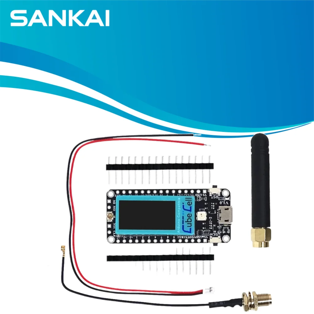 ASR6502 LoRa Development Board, CubeCell Series, Compatible with Arduino