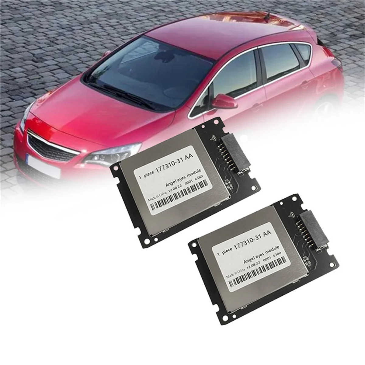 

2PCS LED Headlight Driver Module 177310-31AA for Buick Regal Opel Astra J GTC Daytime Running Lights Control 17731031AA—L48A