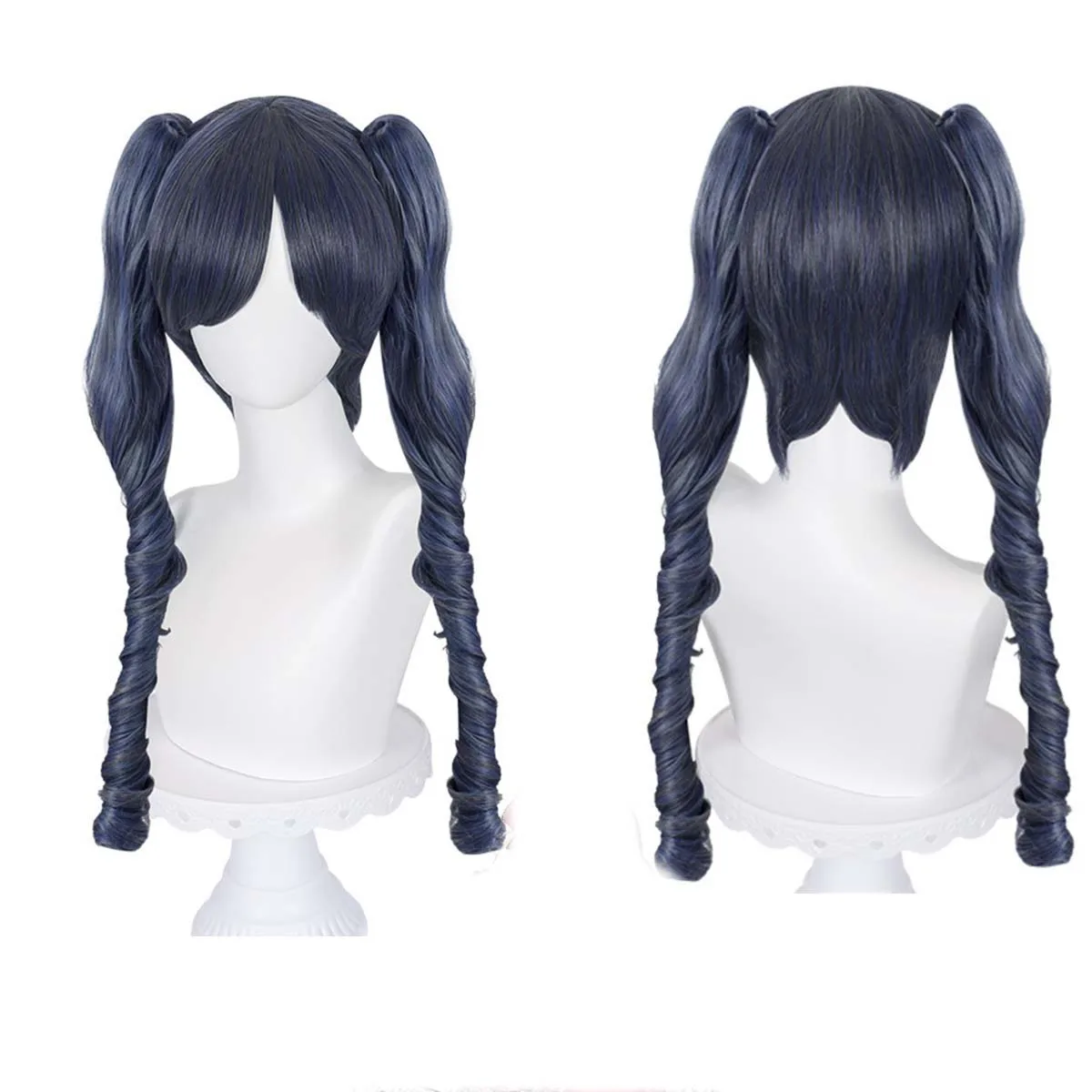 

Женщины аниме Cos Ciel Phantomhive трансформирующий синий серый длинный парик с хвостиком
