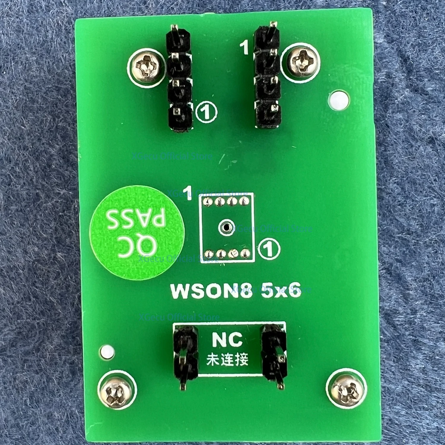 XGecu QFN8 WSON8 DFN8 5X6 or 6X8 IC Socket universal adapter for SPI NAND NOR Flash MLF8 MLP8 SON8 with High-end Spring Probe