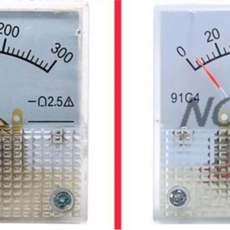 Amperímetro CC tipo puntero 91C4-uA, 100uA, 200uA, 500uA, ± 50UA, 1 unidad