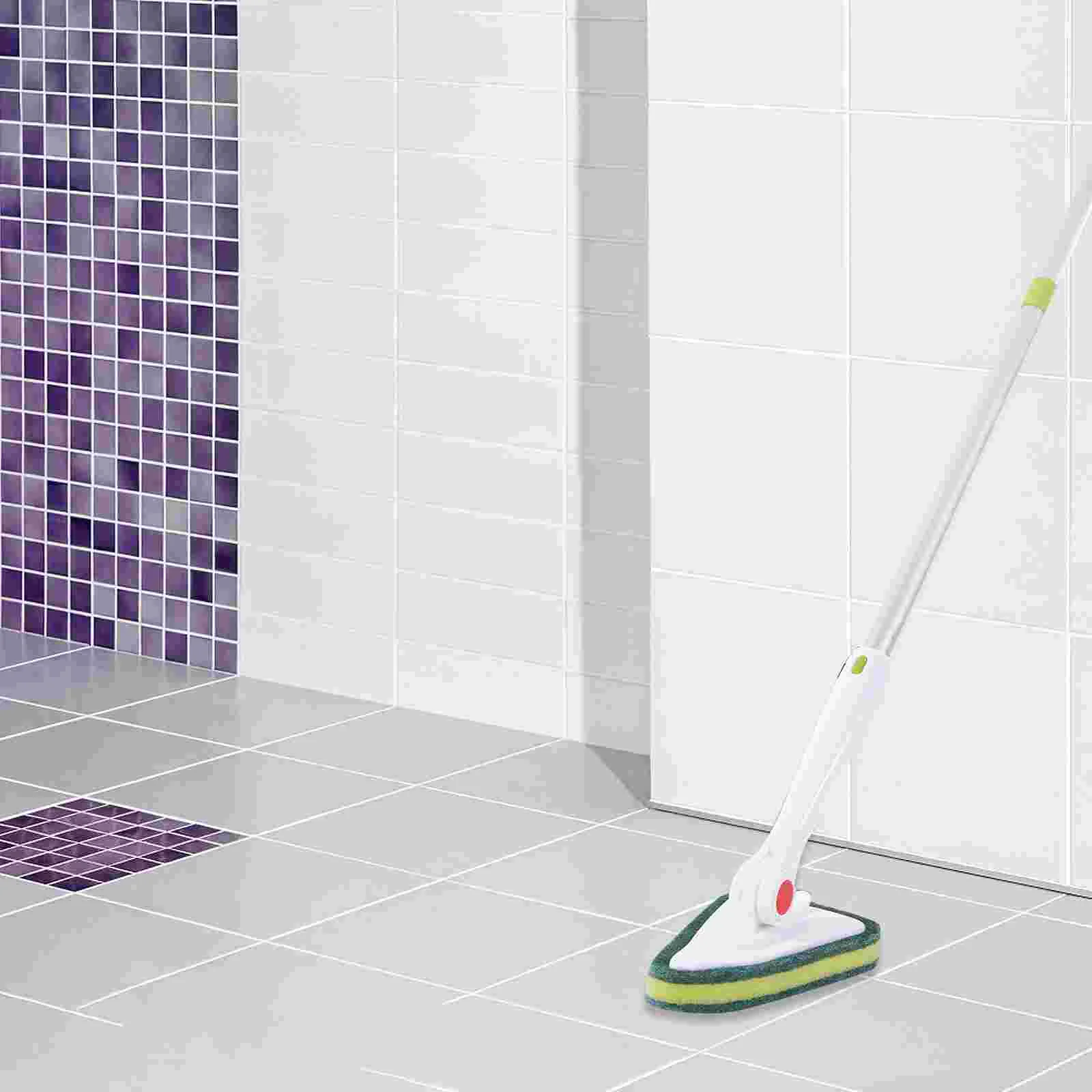 

2 Pcs Cleaning Floor Brush Bathroom Head Replacement Bathtub Tile Scouring Pad Tool Scrubber Cleaner