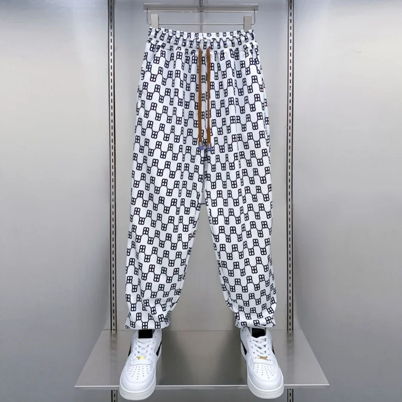 

Light Luxury Summer New Casual Men's Fashion Trendy Design Trousers