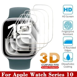 Soft Hydrogel Film For Apple Watch 10 42mm 46mm Curved Screen Protector Protective Watch Films For iWatch Series 10 46MM 42MM