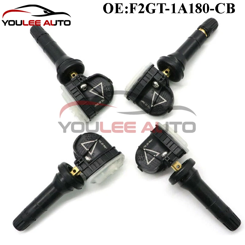 4PCS New F2GT-1A180-CB F2GT1A180CB TPMS Tire Pressure Sensor For Ford Ecosport Mondeo Explorer Focus Fiesta Ranger Galaxy S-Max