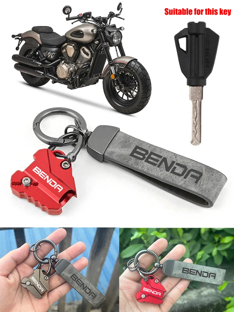 Für BENDA Chinchilla 250 450 500 Rock300 LFS700 LFC700 Motorrad Aluminiumlegierung Schlüsselhülle Schutzhülle & Schlüsselanhänger