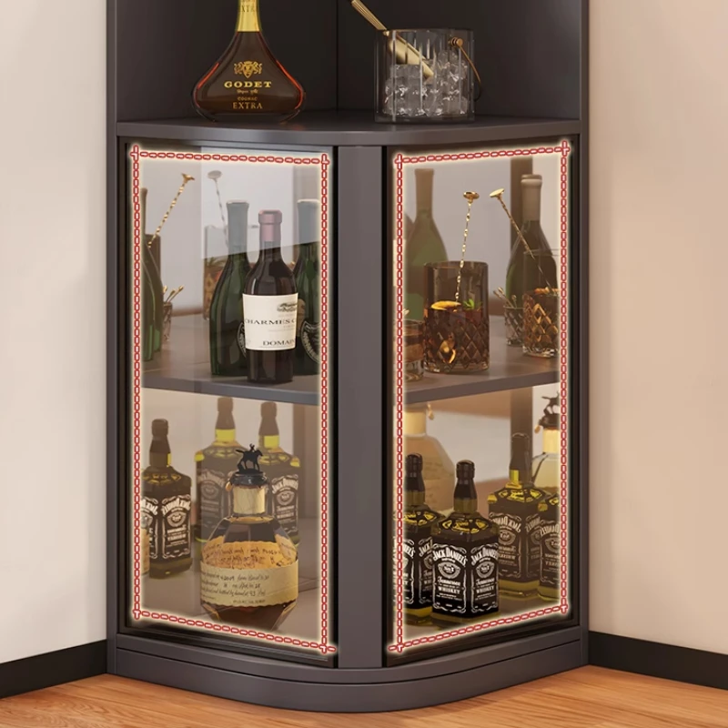 Bebidas bar armário de vinho rack uísque vitrine armazenamento prateleiras high end luxo elegante stands parede meuble vitrine móveis barra