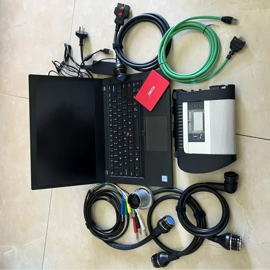 

Mb Star C4 + ноутбук T470 i5 CUP 16 ГБ с программным обеспечением V06/2025, 512 ГБ SSD, полный набор диагностических инструментов OBD2, готовый к использованию
