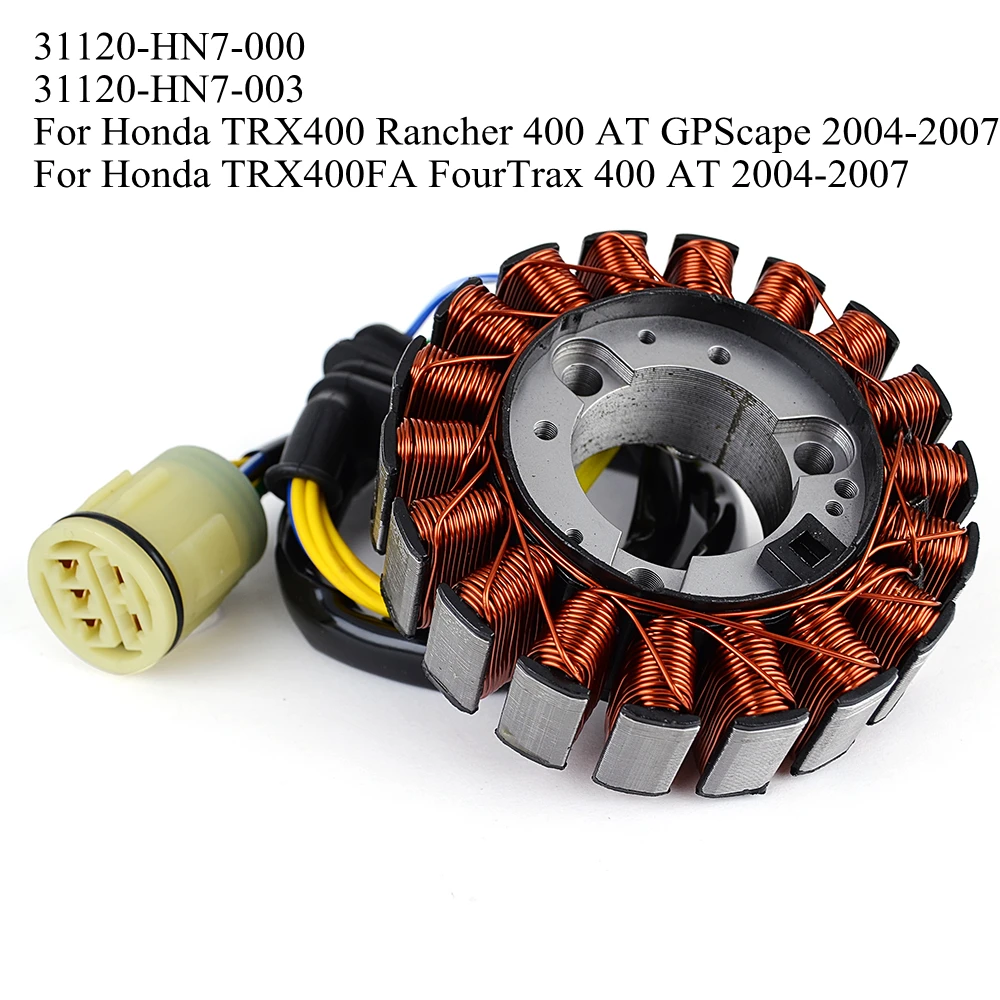 

TRX 400 Generator Stator Coil For Honda TRX400 Rancher 400 AT GPScape TRX400FA FourTrax 2004-2007 31120-HN7-003 31120-HN7-000