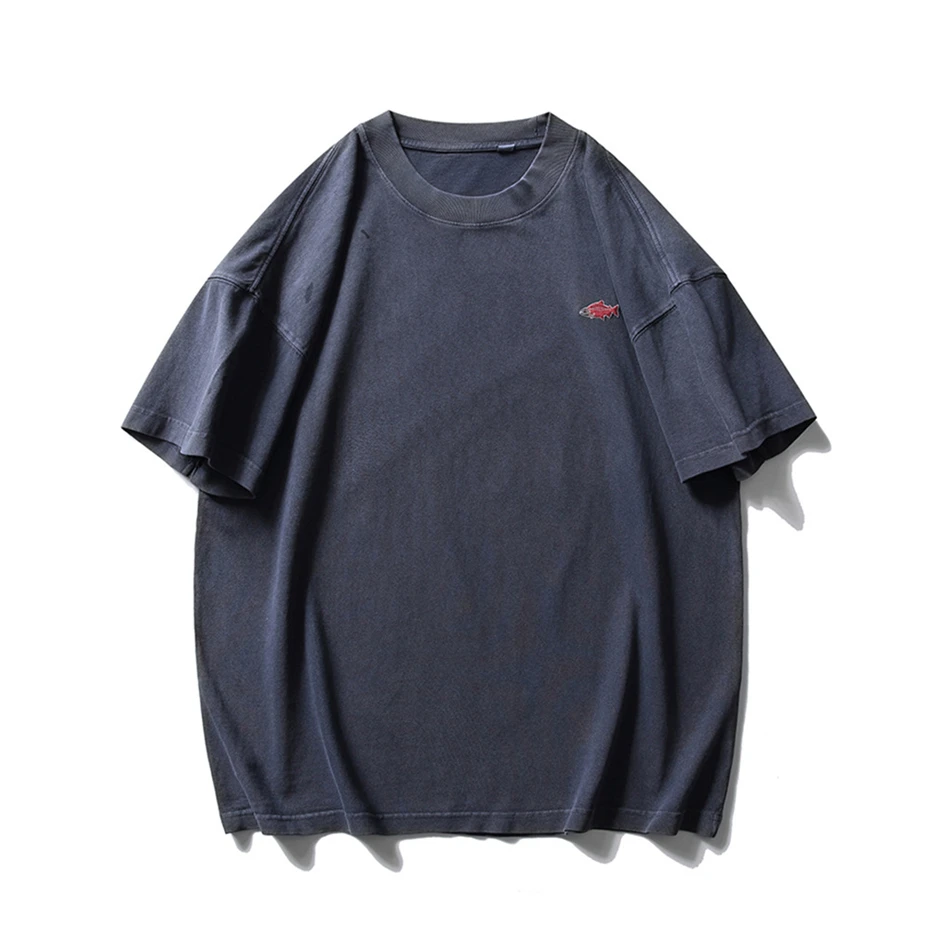 Vintage Fashion Print T Shirt Mens Streetwear Hip Hop Y2k Casual Tees Tops Men Oversized Harajuku Short Sleeve T-Shirt Male