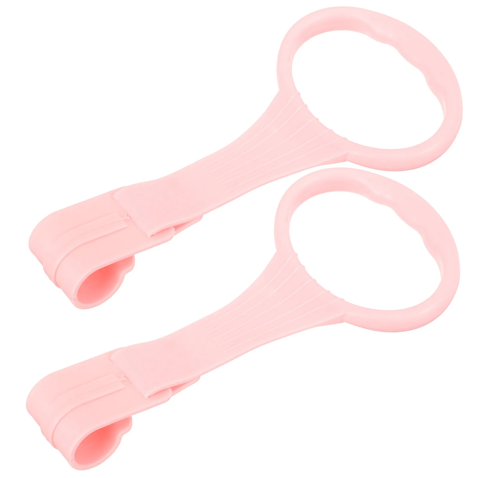 

Пара розовых обручей-помощников для малышей: для безопасности при стоянии, для кроватки, для тренировки силы рук, легкие, для путешествий