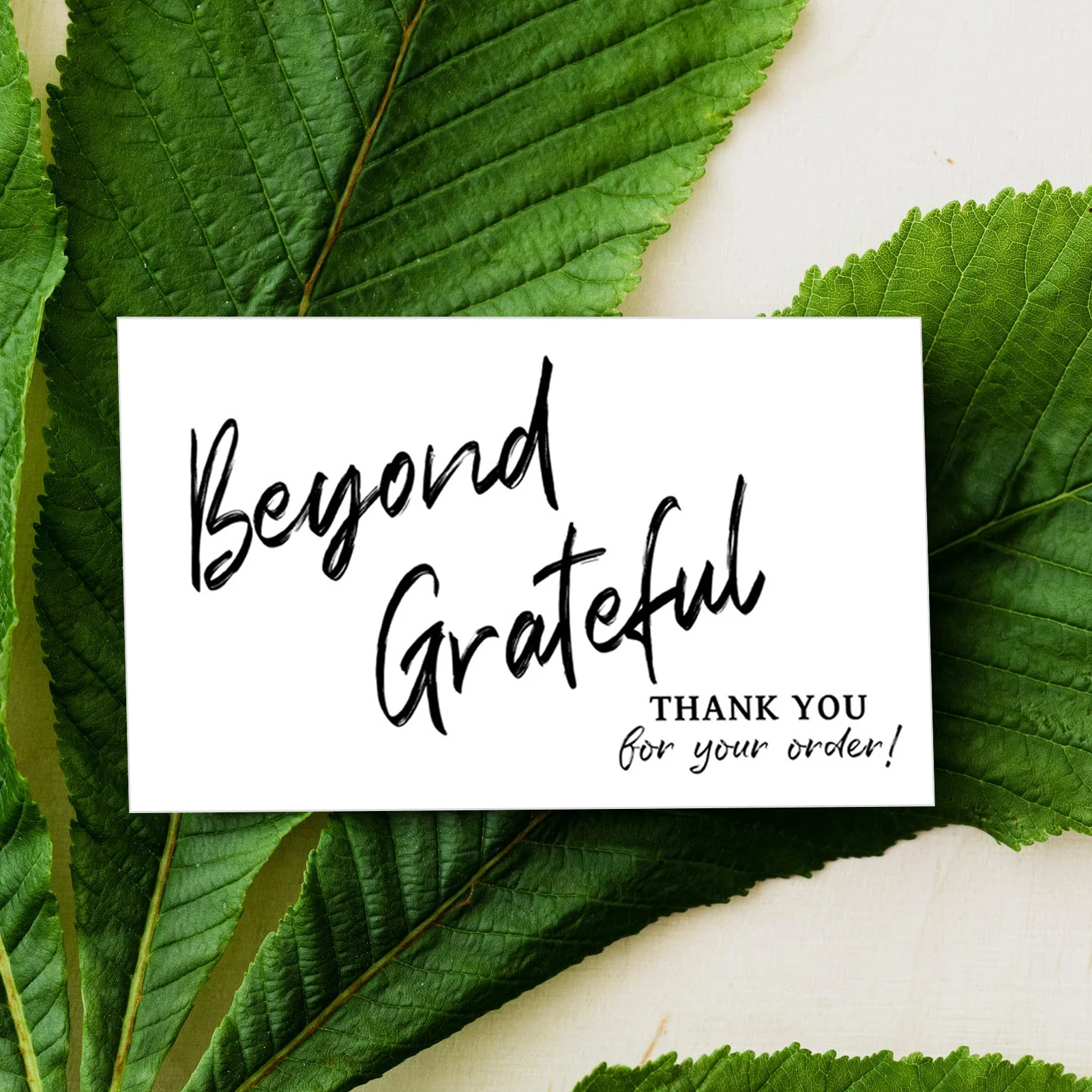 30 Buah/Pak Kartu Ucapan Terima Kasih Merah Muda untuk Mendukung Dekorasi Paket Bisnis Kartu Buatan Tangan dengan Cinta untuk Penjual Diterapkan