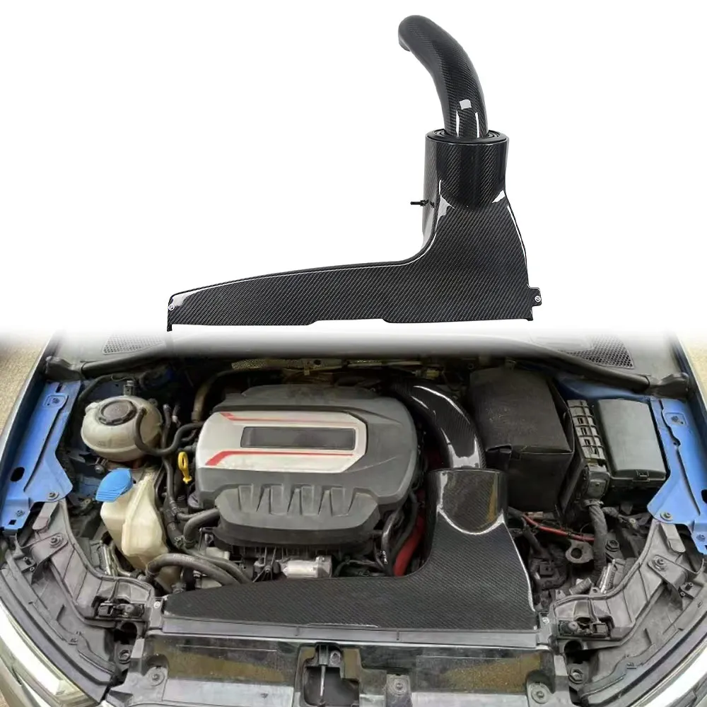 100% Dry Carbon Fiber Cold Air Intake System for 2015-2020 VW Golf R/GTI 2013-2020 S3/A3 2.0 TFSI Seat MK7 Leon/Cupra 2.0