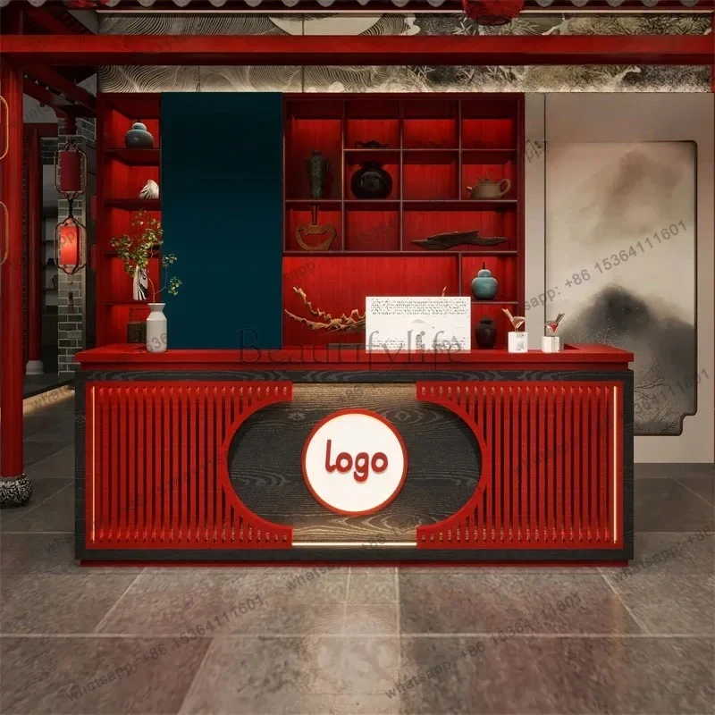 Guochaofeng Hot Pot Restaurant checkout page Hotel Restaurant Reception Front Desk