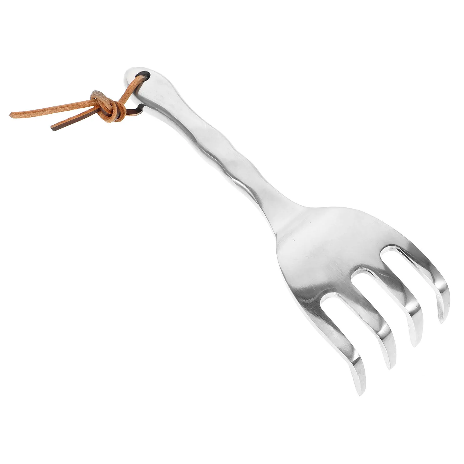 

Garden Hand Rake Metal Small Rake For Weeding Planting Soil Loosening Lightweight Gardening Tool Outdoor Agriculture Use