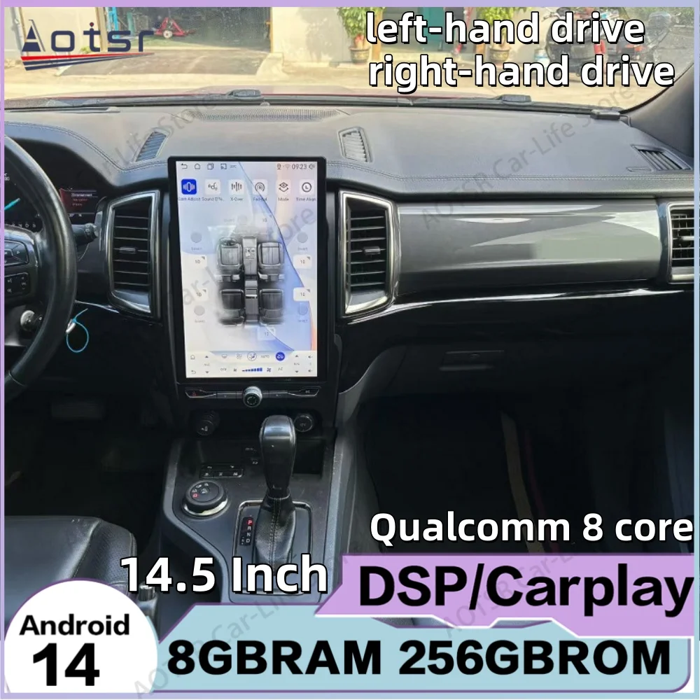 

Экран Qualcomm Android 14 для Ford Ranger F550 Everest 2015 ~ 2020, мультимедийная GPS-навигация, автомобильный радиоприемник, стереоприемник, головное устройство