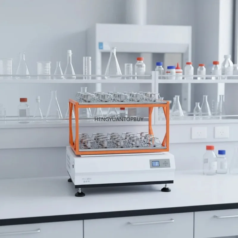 Lcd Chemical Reaction Mixer Microbiology Lab Cell Culture Flask Shaking / Orbital Shaker