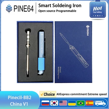 Pine64 V1 Pinecil BB2 스마트 휴대용 납땜 인두 Type-C DC PD3.0 조정 가능한 디지털 온도 솔더 스테이션 Pinecil V2 아님