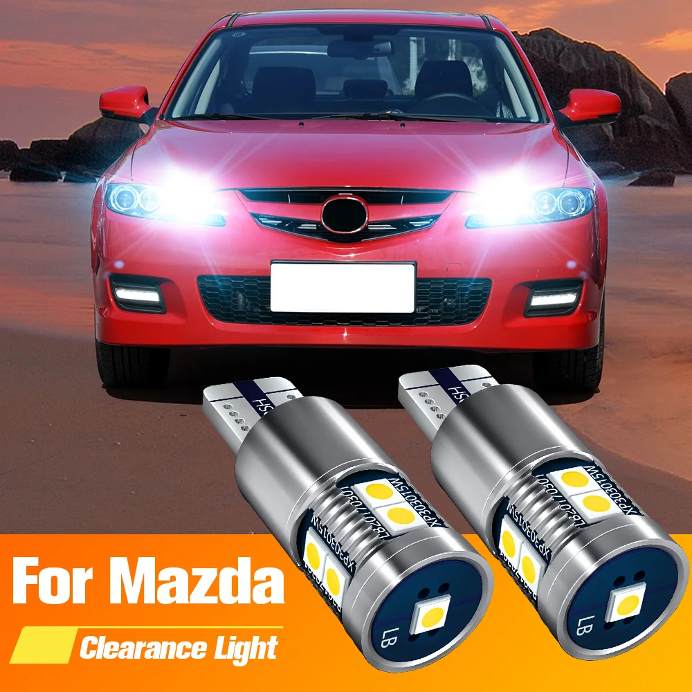 

2pcs LED Clearance Light Parking Bulb Lamp W5W T10 For Mazda 2 DY DE DH 3 BK BL BN 5 6 GG GH GJ CX-3 CX-5 CX-7 CX-9 MX-5 RX-8