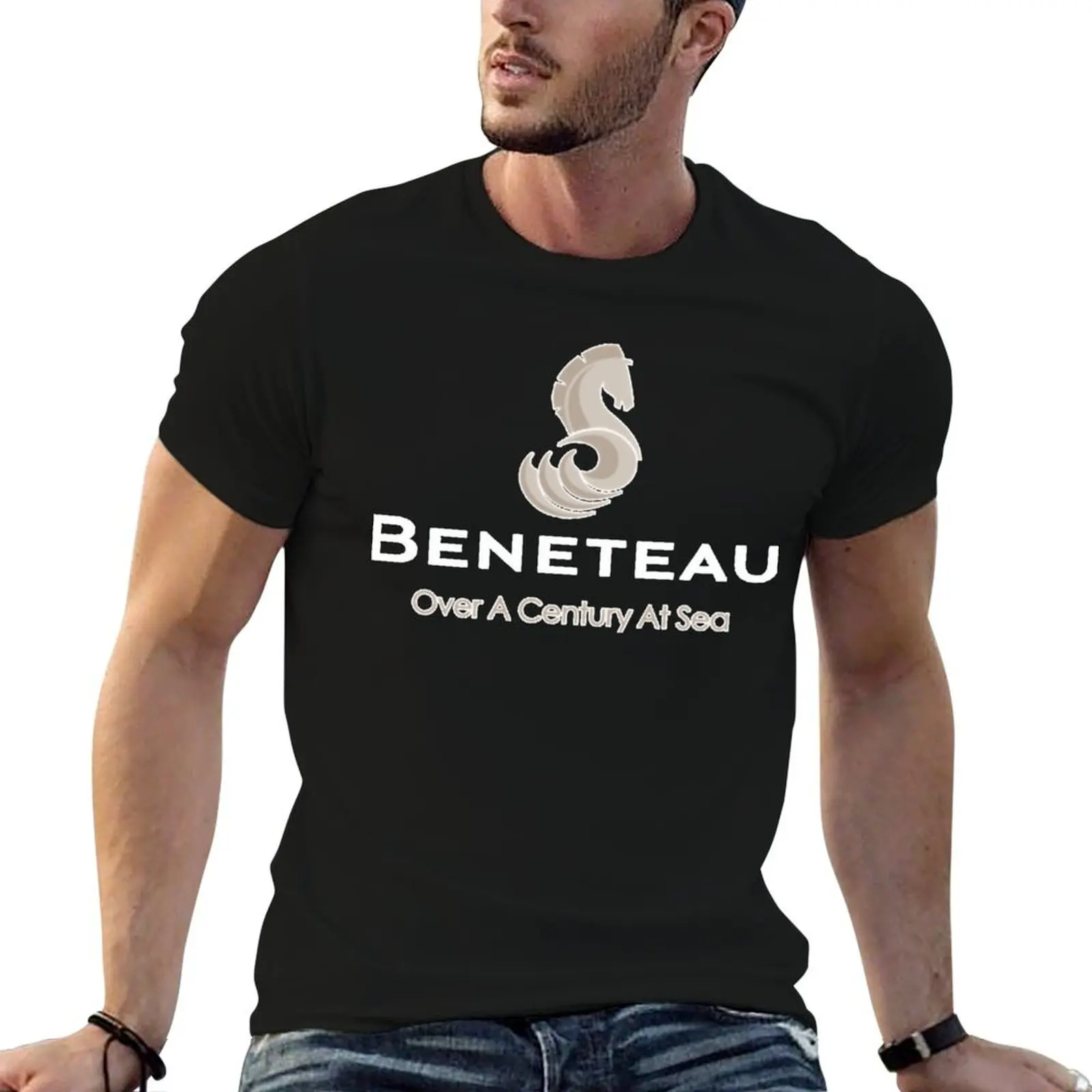 Beneteau Sailboat Sailing yacht POCKET SIDE Classic T-Shirt Plus Size Simple Casual Top