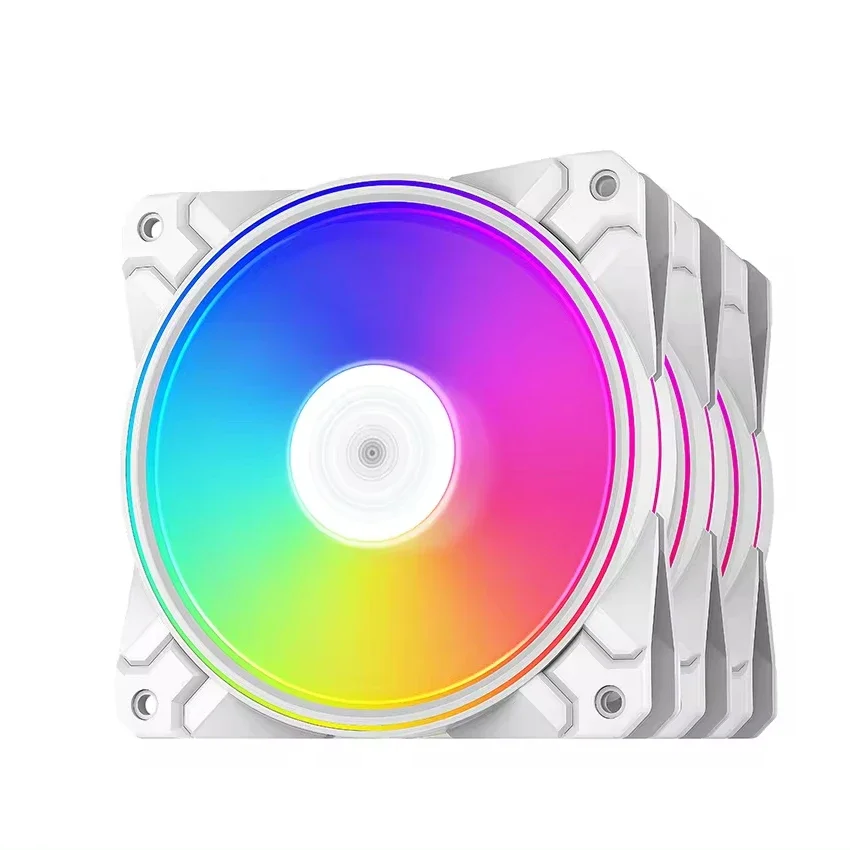 DeepCool CF120 Plus 3in1 120mm 1800RPM PWM fans ATX/MATX PC Cases White ARGB  Computer Cooling Fans PC Fans