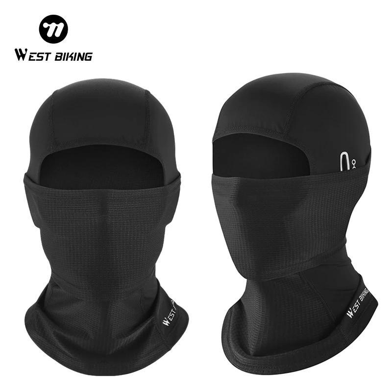 

Балаклава WEST BIKING Ice Silk для велоспорта, бега и туризма: защита от УФ-излучения, дышащая, высокоэластичная, полнолицевая маска