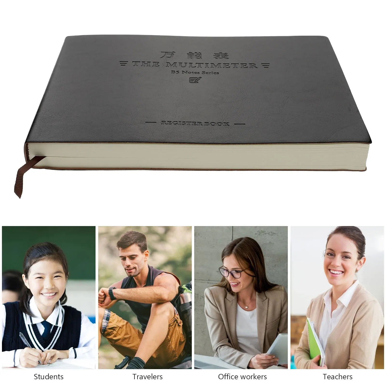 1 قطعة كتاب حساب موجزة مواد مميزة متعددة الاستخدامات حفظ الكتب المحمولة شكل كتاب هدية عظيمة للطلاب المعلمين #6