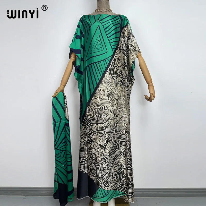 Vestido Dashiki con estampado de Bazin para mujer, blusa larga con patrón de Color Yomadou de gran tamaño, longitud del vestido: 130cm, busto: