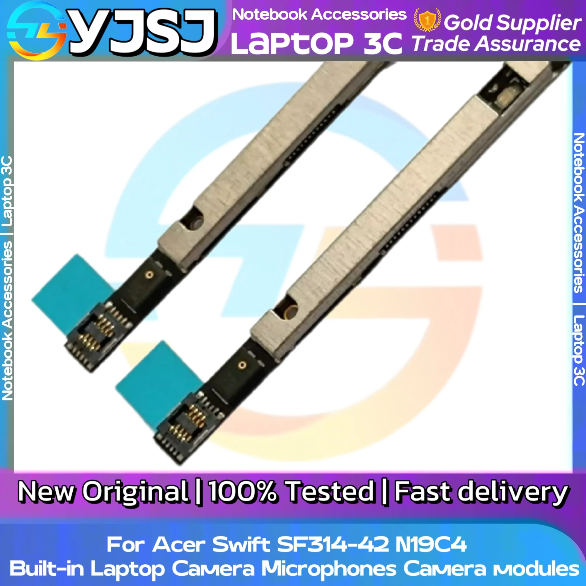 Nuova fotocamera originale per notebook portatile per Acer Swift SF314-42 N19C4 Microfoni per fotocamera per laptop integrati Moduli fotocamera