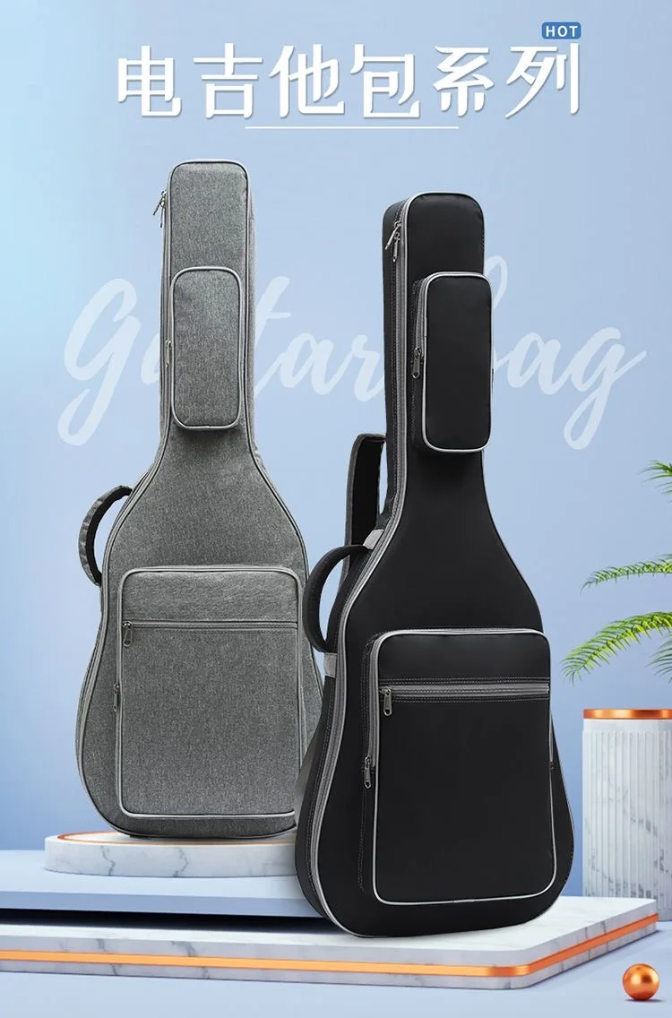 Electric guitar backpack - Double shoulder strap, thick and waterproof, shock-resistant. Specifically designed for electric guit
