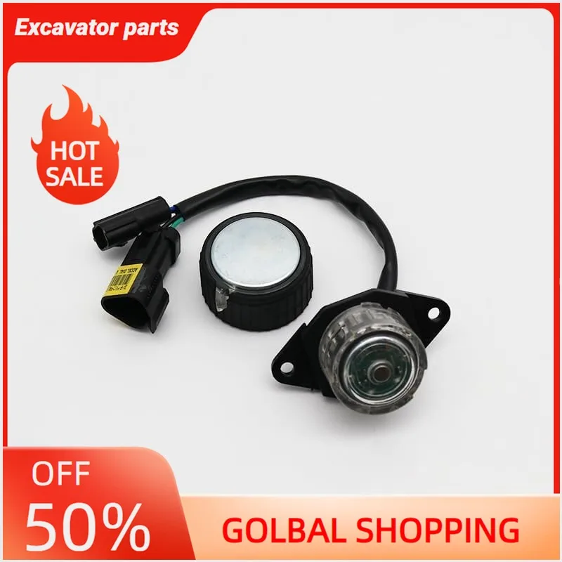 

New Throttle Knob For Hyundai R-9 Series Universal R215-9 R225-9 R335-9 Throttle Knob Replacement Excavator Parts