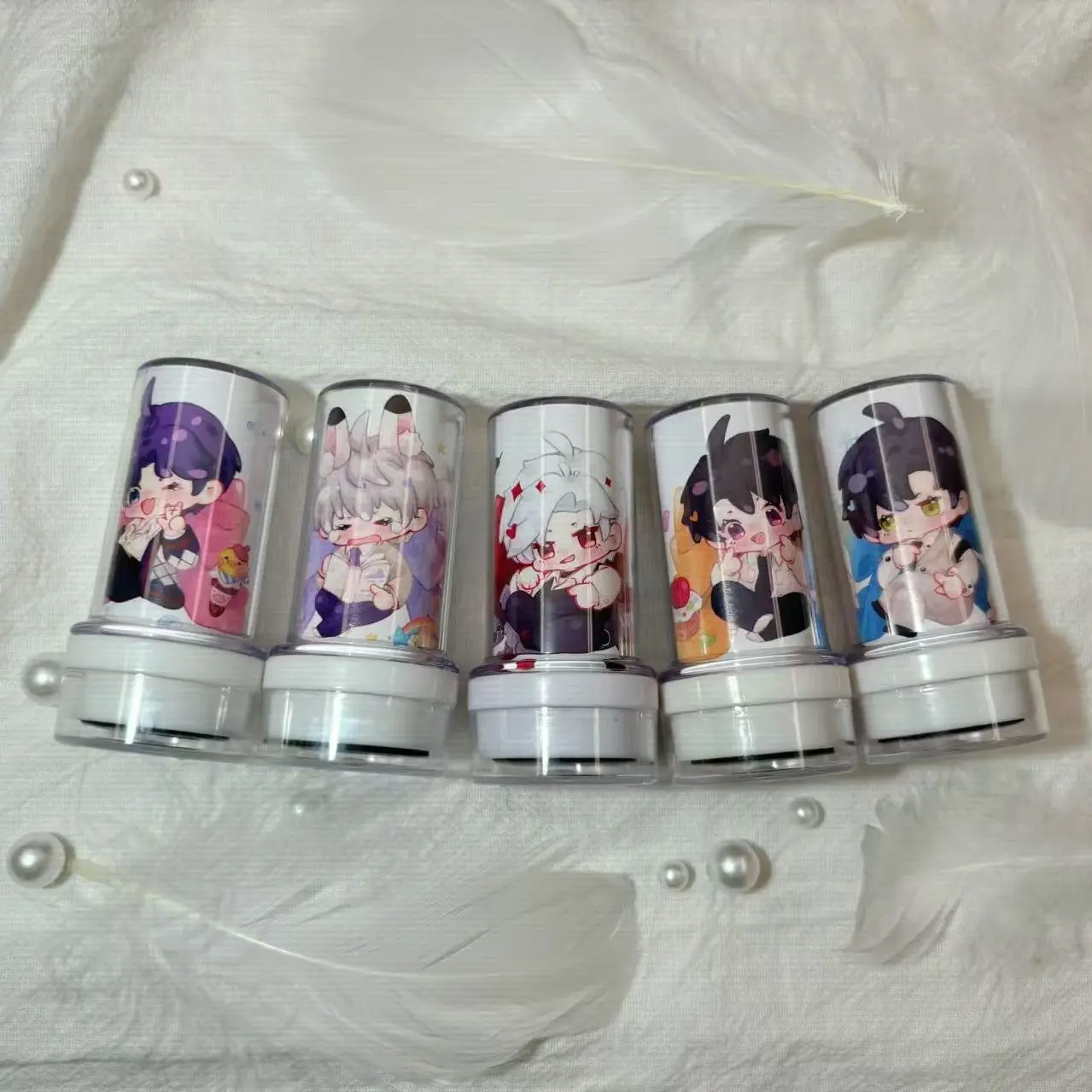 Anime Miłość i Deepspace Sylus Rafayel Zayne Caleb Xavier Cosplay Seal Memo Pad Stamp Cartoon Signet Scratchpads Notatnik Prezent