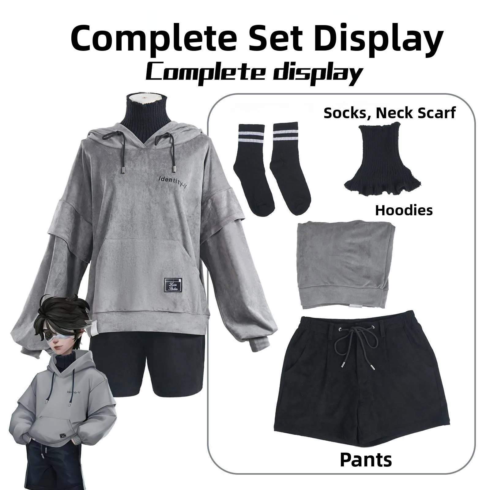 

Хэллоуин Косплей Наряд Включенного Толстовка Пятая Персонал Лука Барса Киберспортивный Костюм Женская Традиционная Одежда Сценический Костюм