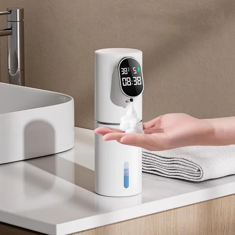 

Induction intelligent electric foam detergent machine wall mounted rechargeable soap dispenser soap