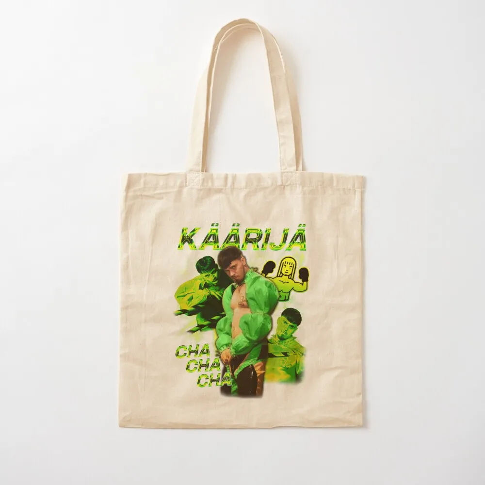 

Krij Cha Cha Cha Eurovision 2023 Finland Y2K Kaarija Tote Bag Women's bags Woman shopper bag Canvas Tote Bag